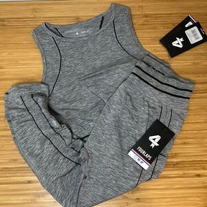 NWT FOURLAPS SET OF AERO SEAMLESS LEGGING AND BREATHE SEAMLESS BRA